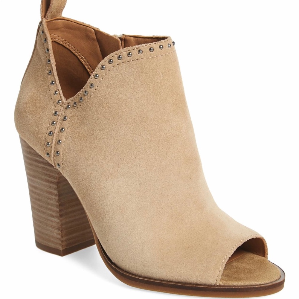 Lucky Brand Lotisha Studded Open Toe Bootie NEW 11
